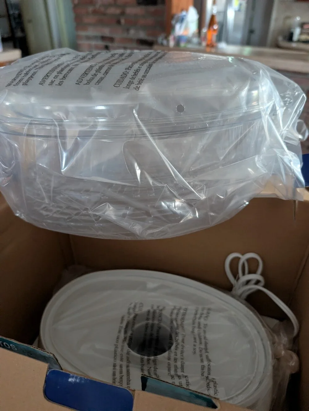 Oster White and Clear Dual-Tier Electric Food Steamer